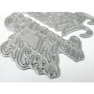 Tattered Lace Die - Happy Birthday & Best Wishes D050
