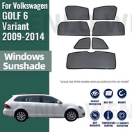 Car Sunshade curtain For Volkswagen VW Golf 6 Variant Golf6 2009-2014 Magnetic Car Sunshade Front Wi