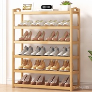 Bamboo Shoe Rack Household Floor Simple Shoe Rack Multi-Layer Storage Rack Dormitory Household Space-Saving Storage Smal