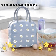 YOLA Lunch Bag for Women, Leakproof Reusable Lunch Box Lunch Bag, Printed Large Capacity Small Lunch Tote Bags for Work Office Picnic, or Travel