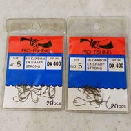 PRO FISHING DX400 FISH HOOKS