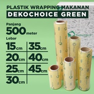 Plastik Wrap Pembungkus Makanan Delkochoice Hijau / Plastik Food Wrap