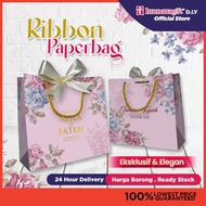 𝗛𝘂𝗺𝗮𝗶𝗿𝗮𝗴𝗶𝗳𝘁 𝗗.𝗜.𝗬 | Ribbon Paperbag | Paperbag Doorgift | Door Gift Kahwin Murah Box Borong Viral l Cenderamata