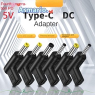 ARMARIO USB C PD to DC Power Connector, Charging Adapter Universal Type C to DC Jack Plug, Converter