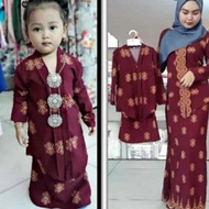 Kebaya songket rose ibu & anak 45%