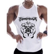 Sports Fitness Men Training Loose I-Shaped Sling Cotton Sports Bodybuilding Casual Clothes Sleeveles