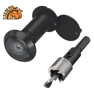 220-Degree Solid Peep Holes for Door with 16mm Drill Bit,0.63in Door Peephole for Door Thick From 1-