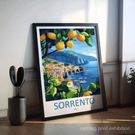 C3CZ Sorrento Lemon Tree Lemon Fruit Wall Art Prints Canvas Painting Poster Picture For Living Bed R
