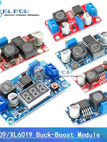 XL6009 XL6019 4A Boost Converter Step Up Adjustable 15W 5-32V to 5-50V DC-DC Power Supply Module Hig