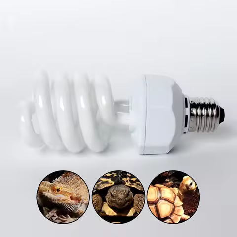 UVB 26w Desert Reptile Light E27 5.0 10.0 Heating Lamp Bulb For Turtle Lizard Snake Lguanas Heat Cal