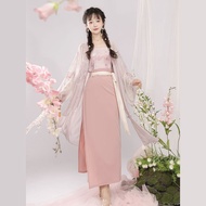 New Chinese Style Dress New Chinese Style Suit Ancient Costume Hanfu Improved Hanfu Horse Face Skirt Daily Hanfu Suit Original Hanfu Female Purple Smoked Rose Made in Song Dynasty Long-Sleeved Song Matte Skirt Improved