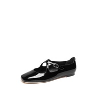 Staccato Womens Ballet Flat Court Shoes รองเท้าบัลเล่ต์ หัวกลม รองเท้าส้นตึก R0522
