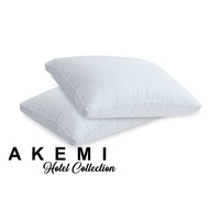 AKEMI Hotel Collection Premium Fibre Fill Pillow (2 Pillows)VACUUM PACKED/NO BOX