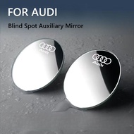Car Rearview Mirror 360° Small Round Mirror Auto Accessories For Audi Sline A1 A2 A3 A4 A5 A6 A7 A8 
