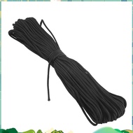100 ft 550 Paracord Survival Cord Parachute Rope - Black