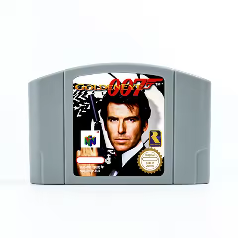 007 - GoldenEye Game Cartridge for 64 Bit PAL EUR Consoles N64 Game Card