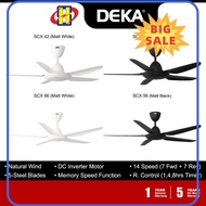 ⭐ [100% ORIGINAL] ⭐ Deka Ceiling Fan (42 Inch  56 Inch) DC Motor 14-Speed Remote Control Ceiling Fan SCX 42 (SCX42)  SCX 56 (SCX56)