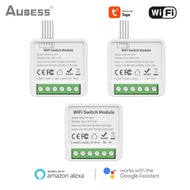 WiFi Zigbee Mini Breaker Smart Home 2/3/4 Gang Switch 2 Way Control Smart Switch Module Work With Al