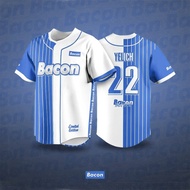 【Free Customized Name & Number】Baseball Jersey Customizable Team Shirt Print Personal Name Number St