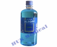 แอลกอฮอล์70% ใช้ล้างแผล ฆ่าเชื้อโรค ALSOFF ขนาด450ML. สีฟ้า,สีชมพู (generic home remedies)
