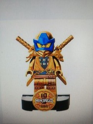 lego ninjago 旋風忍者10週年黃金色杰連武器底座如圖 71738