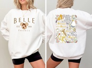 Vintage Tale As Old As Time Sweatshirt Disney Princess Belle France Est 1991 Sweatshirt Disney Prin