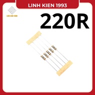 10 CONS Resistor 220R 220ohm 1/4 wat genuine taiwan products