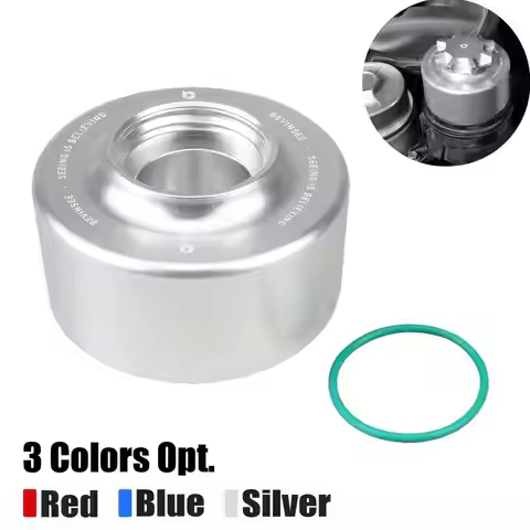 BEVINSEE Power Steering Reservoir Kit For BMW N55 N54 M54 E90 E92 E93 E91 E46 E36 E60 E61 E39 E87 E8