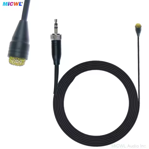 D6060 Gold Mic Head Hidden Lavalier Microphone For Sennheiser ew100 300 500 G2 G3 G4 Wireless Microf