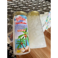 Thai Alum Sugar Coconut Jelly / Coconut Jelly For Summer Cooling Water, Convenient To Eat