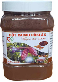 Bột Ca Cao nguyên chất Đăk Lăk hộp 500gram