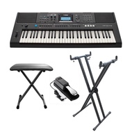 Yamaha PSR-E473 61-key Portable Keyboard + optional accessories at discount prices