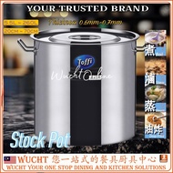 【WUCHT】70cm TOFFI POT Commercial Cooking Pot Stainless Steel Double Handle Stock Sauce Pot With Lid 