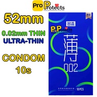 MINGLIU 名流 Invisible Ultra Thin 002 High-Quality German Lubricant Kondom Nipis Kondom Lelaki 安全套 避孕套