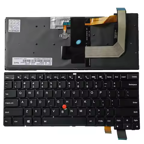 US/RU Laptop Keyboard for Lenovo Thinkpad Thinkpad 13 2nd (20J1-20J2) New S2(2nd Gen 20J3) T460S T47