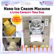 Mesin Hard Ice Cream 4 Litre Batch Freezer Aiskrim Gelato Icecream 4L Yogurt Sorbet