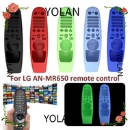 YOLANDAGOODS1 LG AN-MR600 AN-MR650 AN-MR18BA AN-MR19BA Remote Controller Protector Non-slip TV Accessories Shockproof Soft Shell Silicone Cover