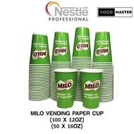 MILO VENDING MACHINE PAPER CUP / MILO CAWAN / MILO PAPER CUP