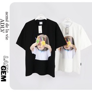 [ GENUINE ADLV ] ADLV Colorful Hands T-Shirt - 100% Genuine SHIPPED KOREA