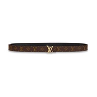 LV Women's Belt ICONIC 20MM Casual Exquisite Old Flower Canvas Buckle Double sided Fine Belt M0431V