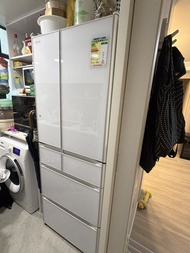 日立R-XG480KH 六門晶鑽白色雪櫃