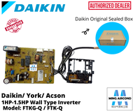 Papan PC Penyaman Udara // [ORIGINAL] DAIKIN YORK ACSON PC BOARD WALL MOUNTED AIRCOND FTKG28Q FTKG35