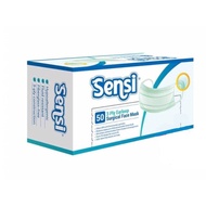 Sensi Masker Earloop / Masker Biasa 3Ply Sensi 1 Box 50 Pcs Mask Ready