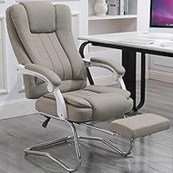 Health and Wellness Executive Office Chair,Ergonomic Computer Chair with AIR Technology and Smart Layers Premium Elite Foam,High Back Ergonomic for Lumbar Support Task Swivel,Bonded Leather,Grey