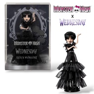 Monster High Wednesday Rave'N Wednesday Addams Family Dancing Scene Collectible Fashion Doll by Matt