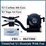 Cooling Lenovo Laptop For ThinkPad Carbon 4th X1 Yoga 1st Gen Heatsink With Fan FRU 00JT800 01AW976 
