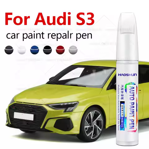 For 1999-2025 AUDI S3 Car Paint Repair Pen Accessories Black LY9T White LY9L Gray LZ7S LZ7W Green LZ