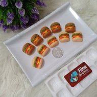 HCM487 King Burger Chocolate Mold