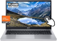 Acer Aspire 3 Touchscreen 15.6" FHD Laptop 2023 Newest, AMD Ryzen 5 7520U Quad-Core Processor, 16GB LPDDR5 512GB SSD, WiFi 6, Bluetooth 5.2, HD Webcam, HDMI, Silver, Windows 11, GM Accessory