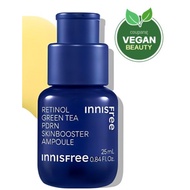 Innisfree Retinol Green Tea PDRN Skin Booster Ampoule, 25ml